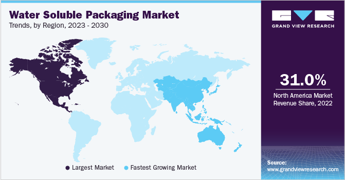 Water Soluble Packaging Market Trends, by Region, 2023 - 2030
