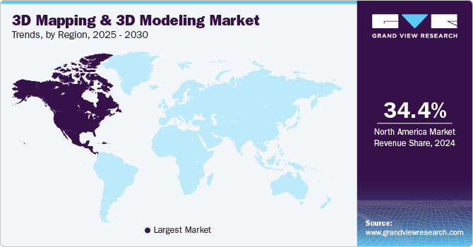 3D Mapping & 3D Modeling Market Trends, by Region, 2025 - 2030