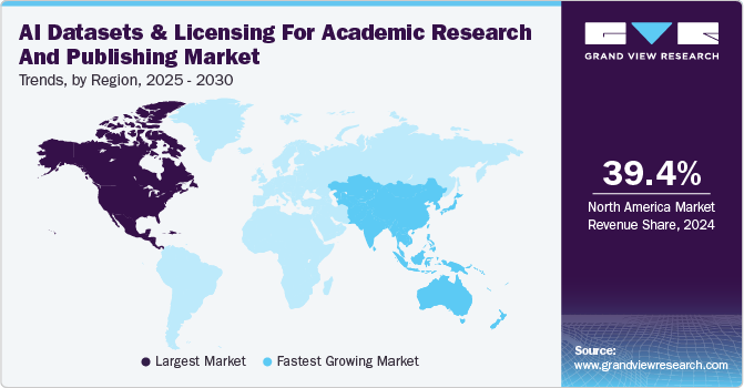 AI Datasets & Licensing for Academic Research And Publishing Market Trends, by Region, 2025 - 2030