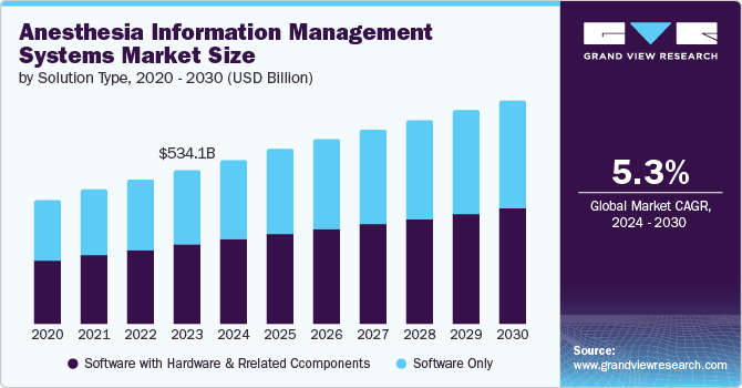 Anesthesia Information Management Systems Market Size by Solution, 2020 - 2030 (USD Billion)