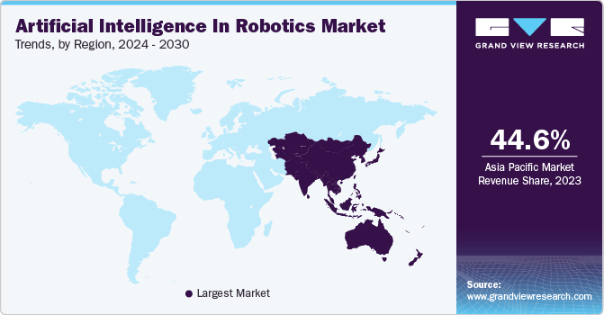 Artificial Intelligence In Robotics Market Trends by Region, 2024 - 2030