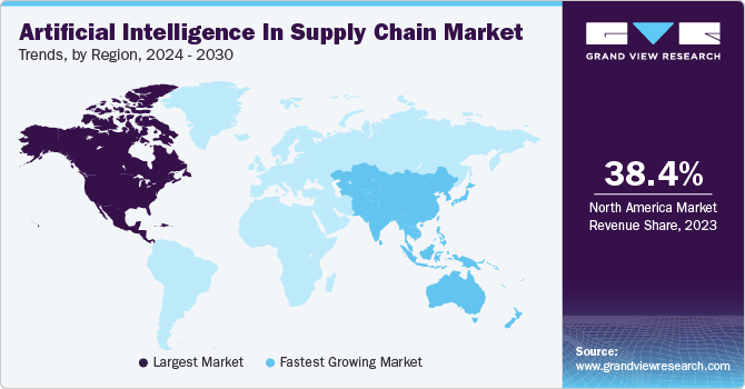 Artificial Intelligence in Supply Chain Market Trends, by Region, 2024 - 2030