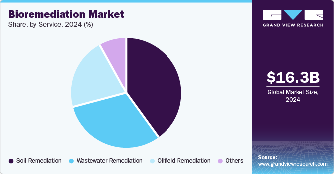 Bioremediation Market Share, By Service, 2024 (%)