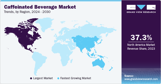 Caffeinated Beverage Market Trends, by Region, 2024 - 2030