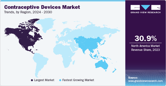 Contraceptive Market Trends, by Region, 2024 - 2030