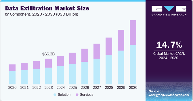 Data Exfiltration Market size and growth rate, 2024 - 2030