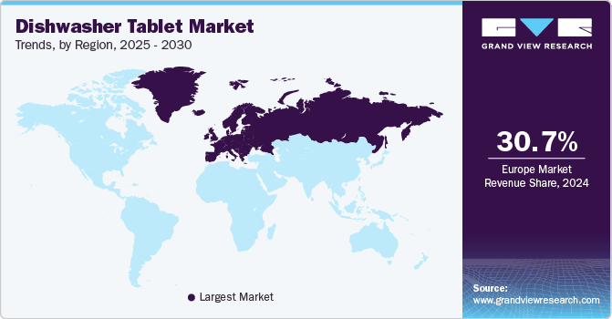 Dishwasher Tablet Market Trends, by Region, 2025 - 2030