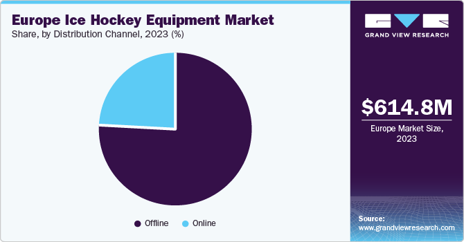 Europe Ice Hockey Equipment market share and size, 2023