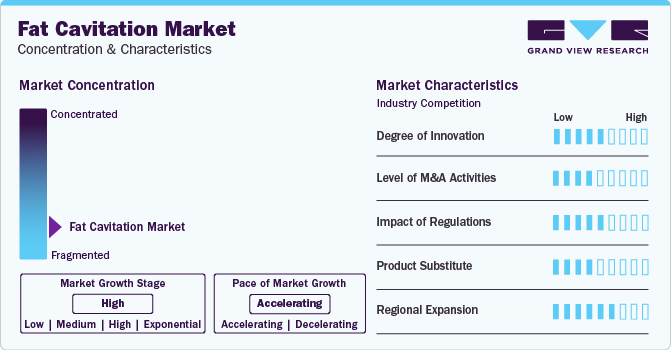 Fat Cavitation Market Concentration & Characteristics