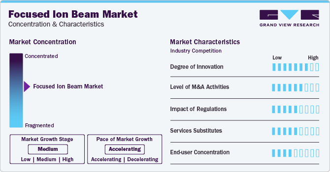 Focused Ion Beam Market Concentration & Characteristics