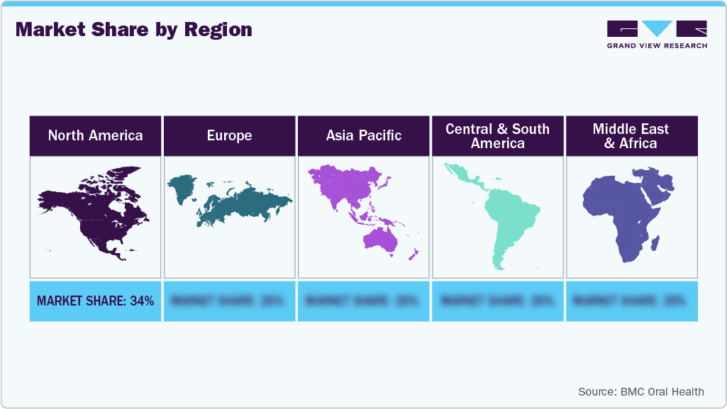 Market Share by Region Market Share by Region