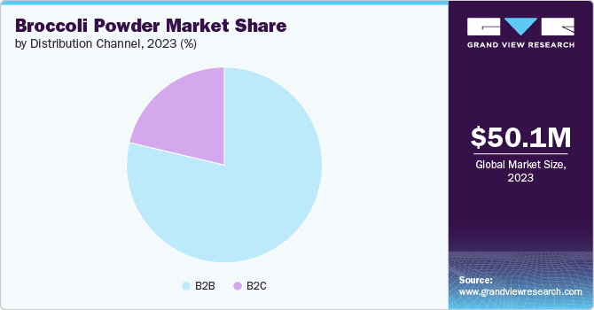 Global Broccoli Powder Market share and size, 2023