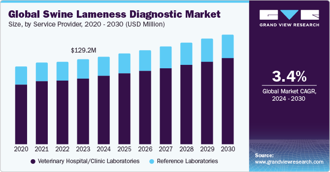 Global Swine Lameness Diagnostic Market size and growth rate, 2024 - 2030