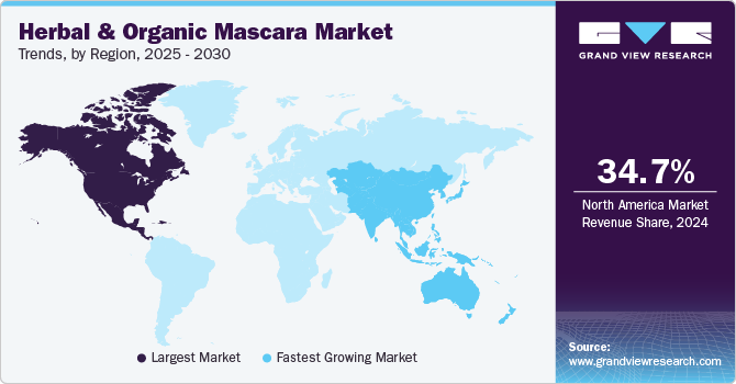 Herbal & Organic Mascara Market Trends, by Region, 2025 - 2030