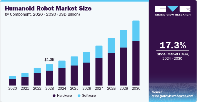 Humanoid Robot market size and growth rate, 2024 - 2030