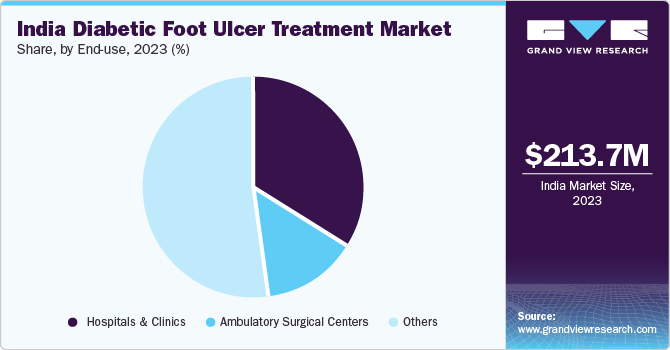 India Diabetic Foot Ulcer Treatment Market share and size, 2023