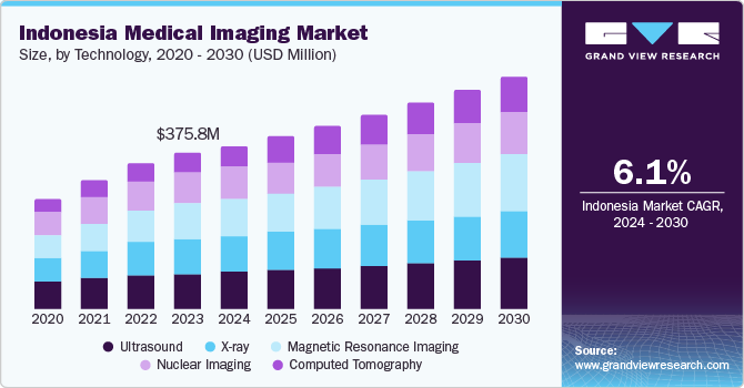 Indonesia medical imaging Market, By Application, 2024 - 2030 (USD Million)