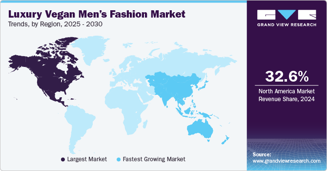 Luxury Vegan Men’s Fashion Market Trends, by Region, 2025 - 2030