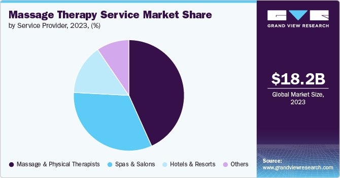 Massage Therapy Service Market Share, 2023