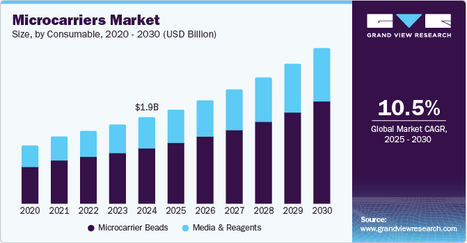 Microcarriers Market Size by Consumable, 2020 - 2030 (USD Billion)