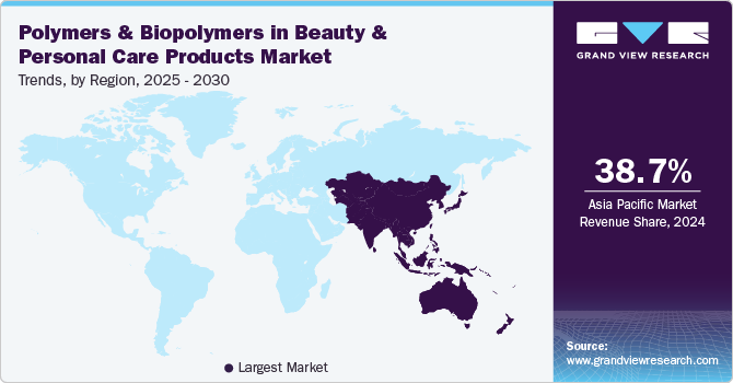 Polymers & Biopolymers in Beauty & Personal Care Products Market Trends, by Region, 2025 - 2030