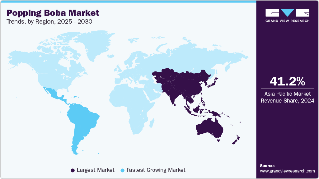 Popping Boba Market Trends, by Region, 2025 - 2030 Popping Boba Market Trends, by Region, 2025 - 2030