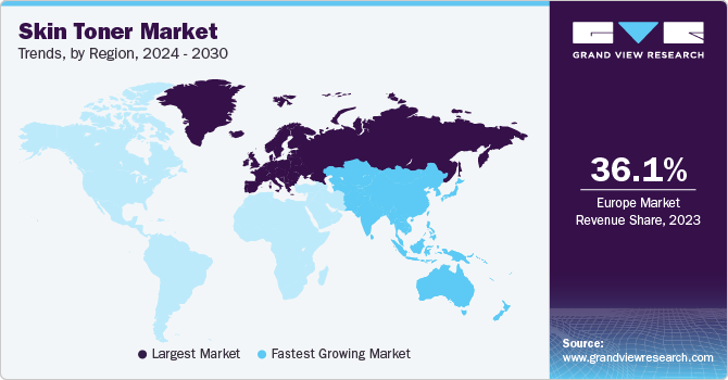 Skin Toner Market Trends, by Region, 2024 - 2030