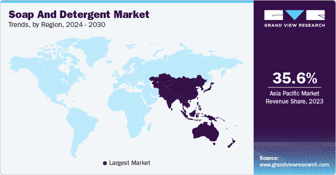 Soap And Detergent Market Trends, by Region, 2024 - 2030