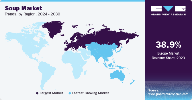 Soup Market Trends, by Region, 2024 - 2030