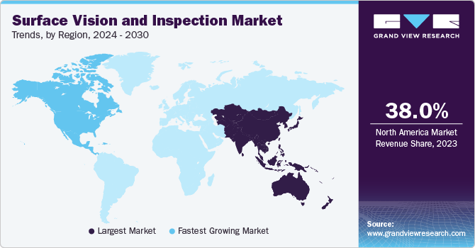 Surface Vision And Inspection Market Trends by Region, 2024 - 2030