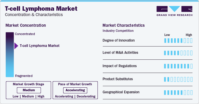 T-Cell Lymphoma Market Concentration & Characteristics