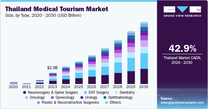 Thailand Medical Tourism Market Size, by Treatment Type, 2020 - 2030 (USD Billion)