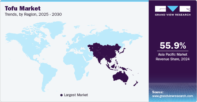 Tofu Market Trends, by Region, 2025 - 2030