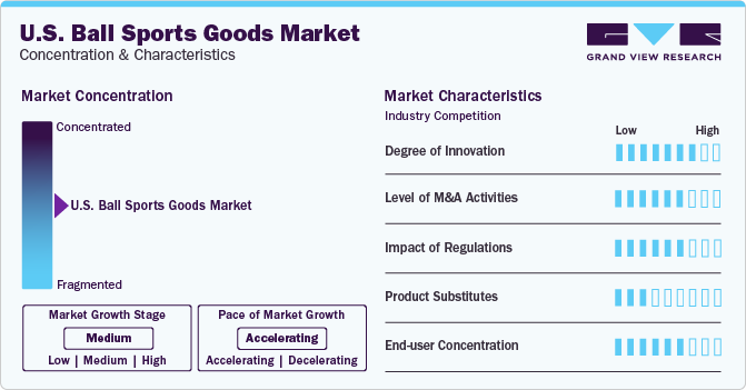 U.S. Ball Sports Goods Market Concentration & Characteristics